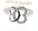 18K White Gold Ladies Ring - Click here to buy online - 282 only..