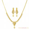 Click here to View - 22K2 Tone Fancy Filigree Set 