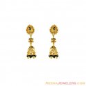 22k Gold Meenakari Jhumki Earrings - Click here to buy online - 375 only..