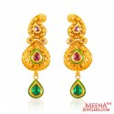 22KT Gold Antique Earrings - Click here to buy online - 2,300 only..
