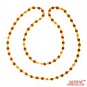 22k Gold Rudraksh Mala - Click here to buy online - 1,875 only..