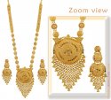 Click here to View - 22K Indian Bridal Necklace Set 