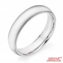 18 Kt White Gold  Wedding Band - Click here to buy online - 459 only..