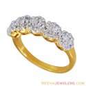 18k Cluster Diamond Ring  - Click here to buy online - 1,849 only..