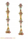 22k Designer Long Earrings - Click here to buy online - 2,318 only..