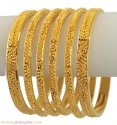 Click here to View - 22K Filigree Bangles (6 Pcs) 