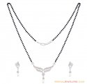 18k Signity Mangalsutra Set 