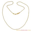 22K Rhodium Balls Chain(18 inches) - Click here to buy online - 533 only..