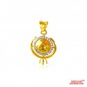 22 Karat Gold Khanda Pendant - Click here to buy online - 321 only..