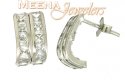18Kt White Gold Earring - Click here to buy online - 177 only..
