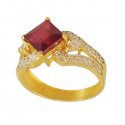 Click here to View - 22k Ruby,Cz Stones Ladies Ring 