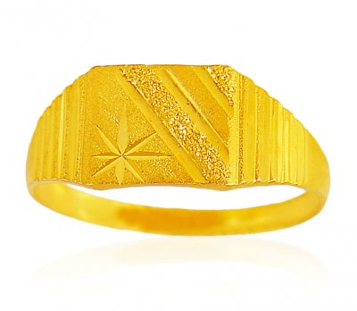 22K Gold Ring For Mens ( Mens Gold Ring )
