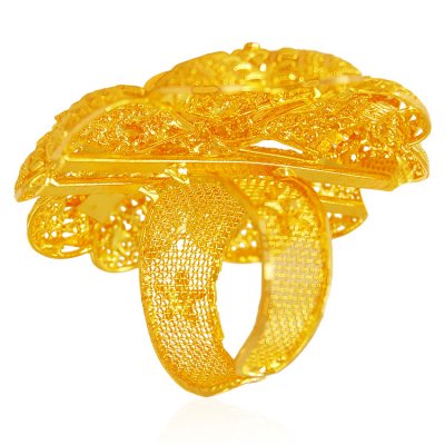 22 Karat Gold Ring (Adjustable) ( Ladies Gold Ring )