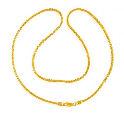 22 Kt Gold Chain (20 In) ( Men`s Gold Chains )
