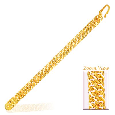 Mens Gold Bracelet 22K ( Men`s Bracelets )