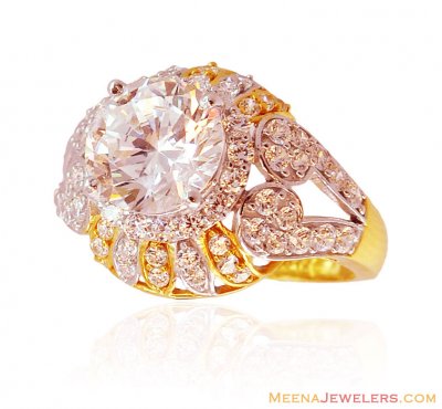 Designer 22K Gold Ring ( Ladies Signity Rings )