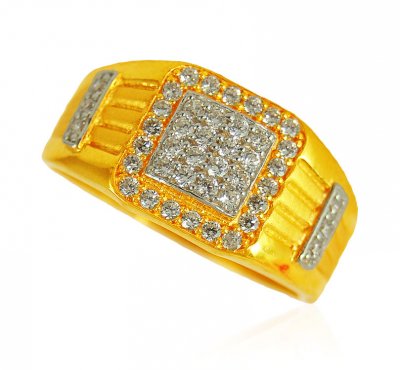 Mens 22K Gold  Ring ( Mens Signity Rings )