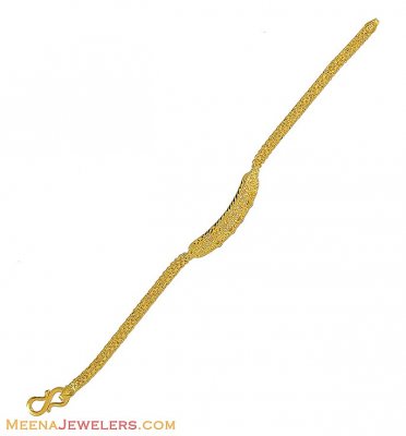Gold Designer Baby Bracelet ( 22Kt Baby Bracelets )