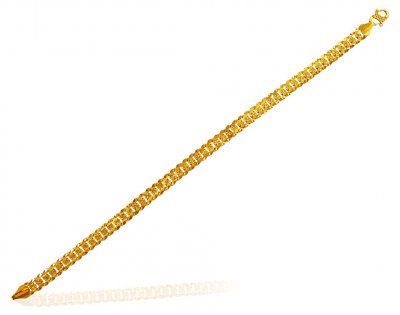 22kt Gold Mens Bracelet ( Men`s Bracelets )