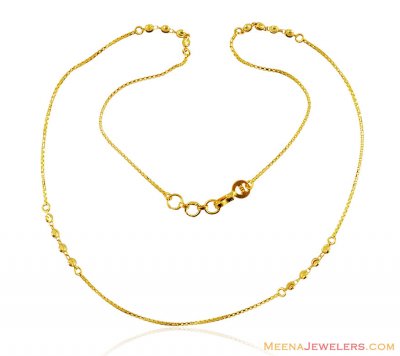 22K Gold Ladies Chain ( 22Kt Gold Fancy Chains )