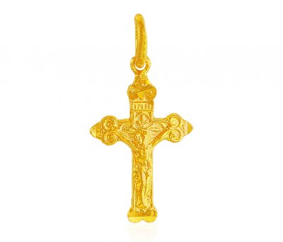 Gold Jesus on Cross Pendant ( Jesus Cross Pendants )
