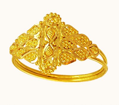 Ladies Gold Fancy Ring ( Ladies Gold Ring )