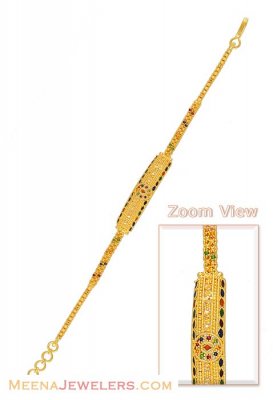 Gold MeenaKari Bracelet ( Ladies Bracelets )