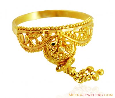 22K Fancy Gold Ring ( Ladies Gold Ring )