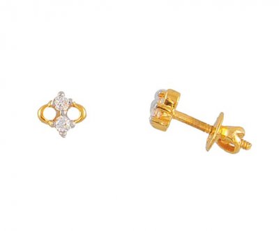 Signity Gold Earrings ( Signity Earrings )