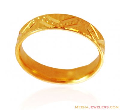 22K Gold Band (Ring) ( Wedding Bands )