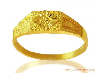 22k Mens Ring ( Mens Gold Ring )