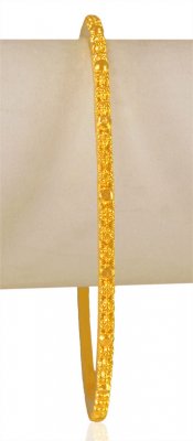 22kt Gold Filigree Bangle (1 Pc) ( Gold Bangles )