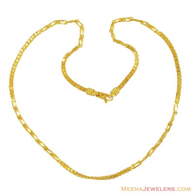 22k Yellow Gold Chain ( 22Kt Gold Fancy Chains )