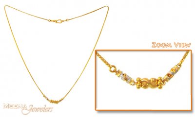 22Kt Gold Dokya Chains ( 22Kt Gold Fancy Chains )