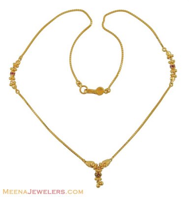 22k Gold Dokia Chain ( 22Kt Gold Fancy Chains )