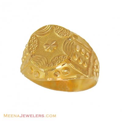 22k Gold Ring (Mens)  ( Mens Gold Ring )