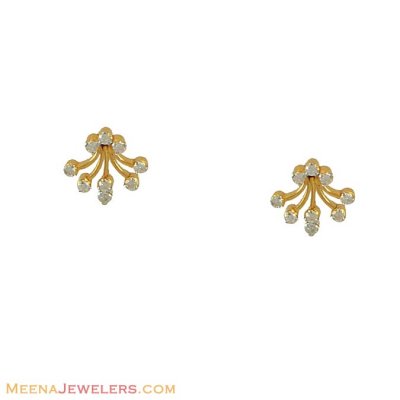 Diamond Earrings (18k Gold) ( Diamond Earrings )