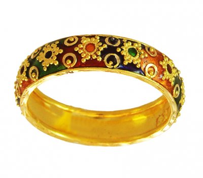 22Kt Gold Fancy Indian Band ( Ladies Gold Ring )
