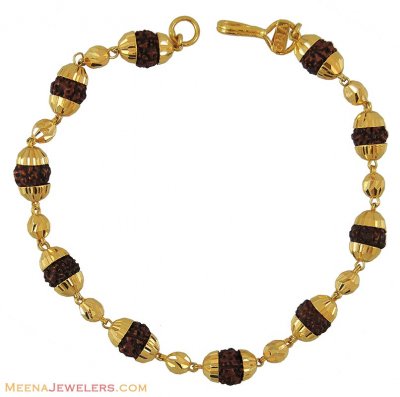 22K Rudraksha Bracelet ( Men`s Bracelets )