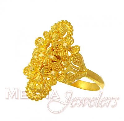 Designer Gold Ring ( Ladies Gold Ring )