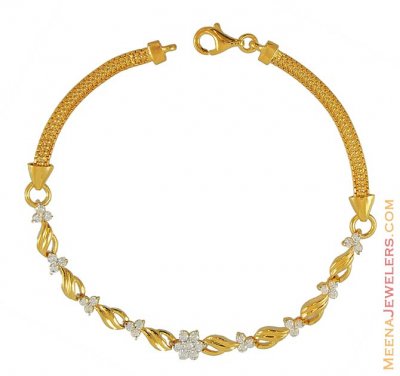 22K Gold Signity Bracelet ( Ladies Bracelets )