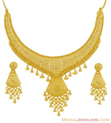22K exclusive necklace set ( 22 Kt Gold Sets )