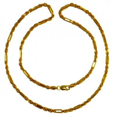 22K Gold Cartier Rope Mens Chain ( Men`s Gold Chains )