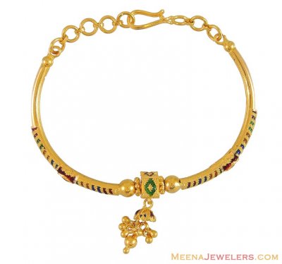 Indian Meenakari Bracelet (22K) ( Ladies Bracelets )