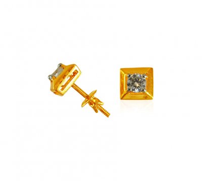 22k Gold Signity Earrings ( Signity Earrings )