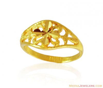 22K Gold Delicate Ring ( Ladies Gold Ring )