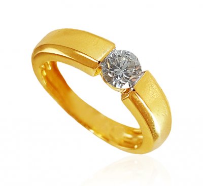 18k Yellow Gold Diamond Ring  ( Diamond Rings )