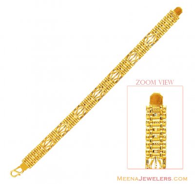 22k Mens Gold Bracelet ( Men`s Bracelets )