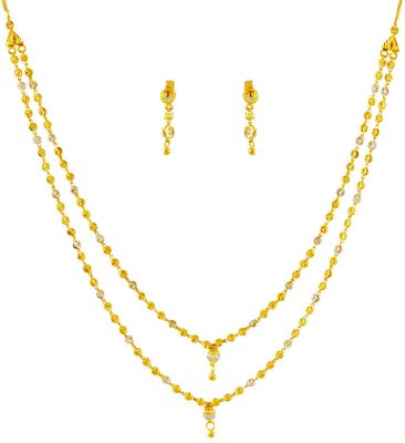 Gold Layered Necklace Set ( Light Sets )
