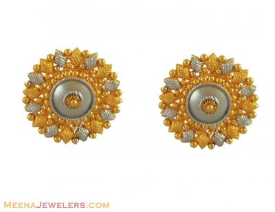 22k Gold Two Tone Tops ( 22 Kt Gold Tops )